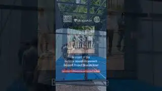 Outdoor squash court inspires local community in Union Park, Chicago!