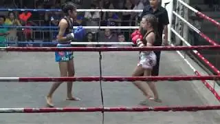 Jodie McCarthy (Tiger Muay Thai) vs Petrat Sittipragan 12/1/18
