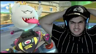 going to war with my friends at mario kart 8