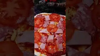 Homemade pizza #delicious #pizza #cookingdelicious #food #eating