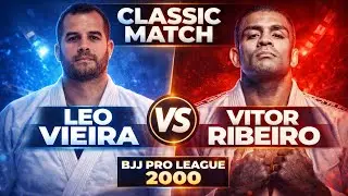 LEO VIEIRA JIU JITSU MATCH vs VITOR SHAOLIN RIBEIRO   Pro League 2000 OLD SCHOOL BJJ