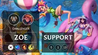 Zoe Support vs Alistar - KR Challenger Patch 9.4
