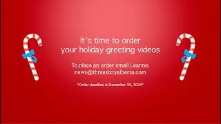 Get your very own customized holiday greeting video today!