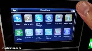 Finger Print MUGEN MGF100 (Backup Data, Cek Memory, Cek Mesin & Reset Counter Memory Absensi)