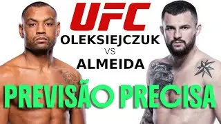 Previs&atilde;o de Cesar Almeida x Cezary Oleksiejczuk para 14 de dezembro de 2025