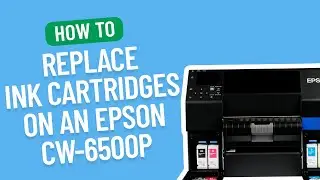 How to Replace Ink Cartridges on an Epson ColorWorks C6500P | Smith Corona Labels