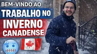 Trabalhando no meio da nevasca no Canadá | Vlog de inverno