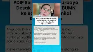 PDIP SENTIL MENKEU PURBAYA untuk Bayar Utang BUMN ke Bank BJB, Totalnya Rp3,75 Triliun