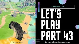 Craftopia - Beginners Playthrough Part 43 | Capturing Sand Worm As a Pet