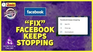 How to Fix Facebook Keeps Stopping? (100% WORKING !!)