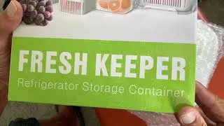 Unboxing the Luxear 5 piece Fresh Keeper Refrigerator Storage Container