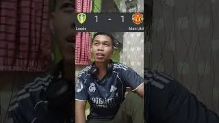 Leeds (1) vs (1) MUMas Mu Galau Berat#Football #Sepakbola #mu #manchesterunited #Realmadrid