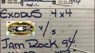 (AUDIO)4X4 EXODUS VS JAM ROCK SOUND CLASH IN JAMAICA STRAIGHT FIRE ON THIS AUDIO 1994
