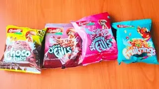 Kwality fruit rings//strawberry fills// Choco fills//Choco flakes//Unboxing//Review