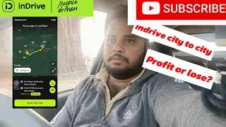 Indrive City to city ride||Profit or lose||indrive earnings in Lahore||Uber in Pakistan