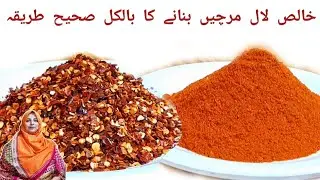 How To Make Red Chili Powder And Chili Flakes At Home By @cookingwithnadiraandvlogs.