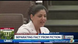 Medical experts field coronavirus questions live in Las Vegas