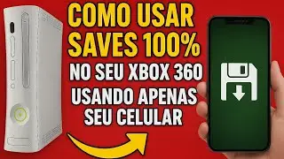 Como Usar Saves 100% no Seu Xbox 360 usando APENAS O SEU CELULAR! 🔥