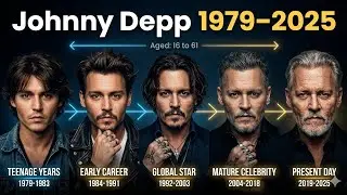 Johnny Depp Age [1979 - 2025] Transformation