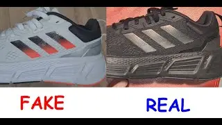 Adidas Questar running real vs fake. How to spot fake Adidas Questar sneakers