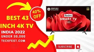 Redmi Smart TV X43 Review July 2022 | Best 43 Inch 4K Android TV Under 30000 In India 2022