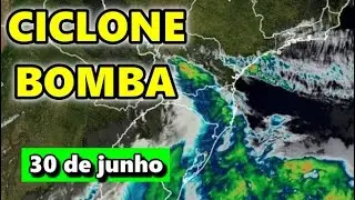 Ciclone bomba no sul do Brasil | Compila&ccedil;&atilde;o de v&iacute;deos (30/06/2020)