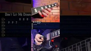 The Chainsmokers - Don't Let Me Down | Guitar TABS