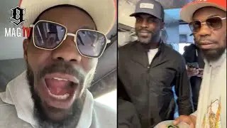 Michael Vick Pulls Up On Beanie Sigel's Food Truck! 🚛