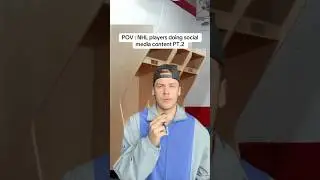 NHL players doing social media content 🤣🎥 #hockey #hockeyplayers #nhl #funny