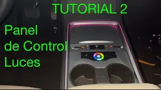 Tesla Model Y 2023 Instalación Luces Ambiente Tutorial 02