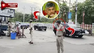 CM Chandrababu Z+ Security Convoy | AP CM High Security Convoy | NSG Commandos