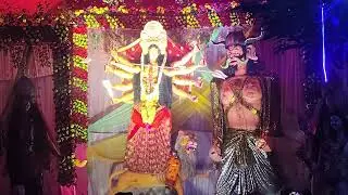 Narsanda Durga Puja system || electronic gadget wala Murti || महिषासुर का अंत