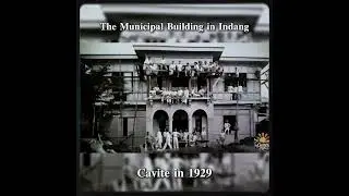 The Municipal Building in Indang, Cavite, in 1929