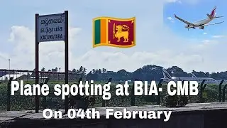 Bandaranaike International Airport| Flight Spotting on Independence day | Exclusive Video | Feb 2023