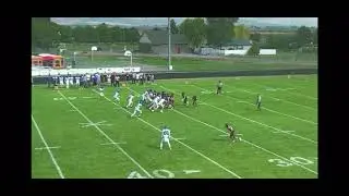 Kipton almost had a sack. Broke the kid's collarbone on the play.