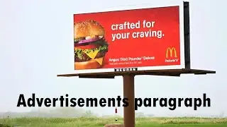 Advertisements paragraph