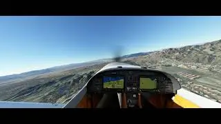 Boulder City Nevada Fly Over and Landing at Boulder City Municipal Airport - MSFS - 4K