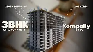 3BHK Flats for Sale in Kompally Hyderabad | North Crest NH44 Luxury Apartments | Full Project Tour