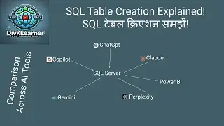 Day 6: SQL Table Creation | 5 AI Tools Comparison | SQL Server Tutorial | DivKLearner