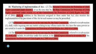 POCSO Act Sections 39,40,41,42,43,44,45,46 | , #rajasthanapo2024