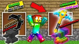MINI GAME : CUỘC THI R&Egrave;N C&Uacute;P VIP NHẤT ** NOOB MAY MẮN R&Egrave;N C&Acirc;Y C&Uacute;P 5 SAO MẠNH NHẤT MINECRAFT