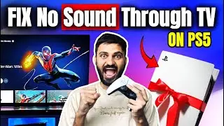 How To Fix No Sound Through TV On PS5 ⚡#ps5