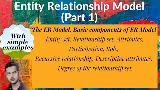 [DB02]  ER Model, Entity, Relationship, Attributes, Participation, Role, Recursive Relationship