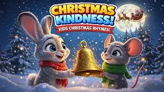 Riko Rabbit and the Quiet Bell 🔔🎄 | kids Nursery Rhymes