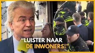 Wilders op AZC tour in Papendrecht: &ldquo;Denk eens na politici, voor wie zit je hier?&rdquo;