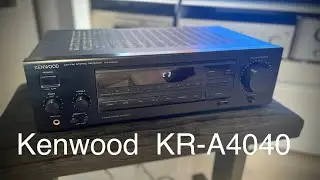 Kenwood KR-A4040 AM-FM stereo receiver Amplifier