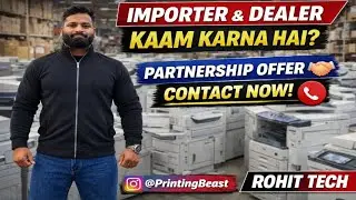 Photocopy machine sales Business Partnership Offer 🤝 | Importer & Wholesale Dealer Contact Kare&rdquo;