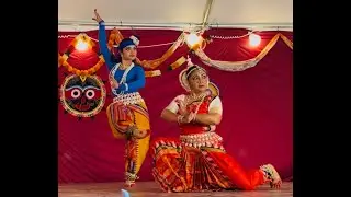 Odissi Gita Govinda Sarita Kamala- Janmastami at Krishna Village Delaware- Guru Bani Ray & Shivangi
