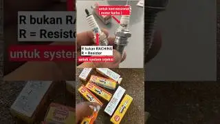 Cara membedakan busi motor karbu dan injeksi