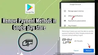 How to remove Payment methods in Google Play Store||Remove payment methods